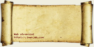 Jelena Ivanković vizit kartica